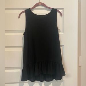 Express tank top with ruffle bottom